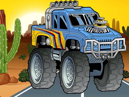 Crazy Monster Truck Jigsaw Game