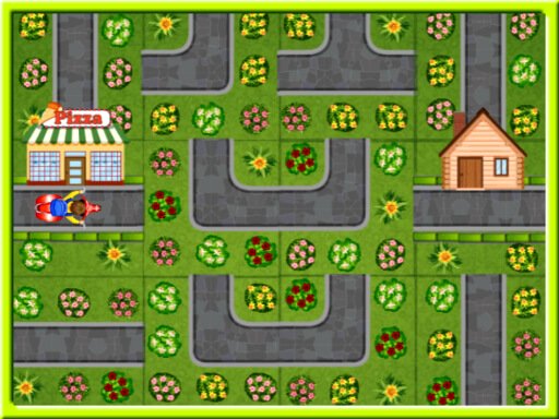 Pizza Delivery Puzzles Game