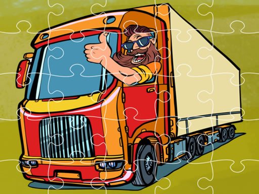 Semi Trucks Jigsaw Game